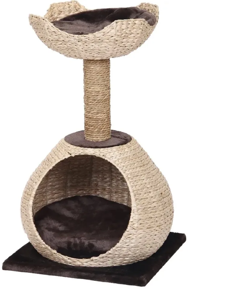 Natural Blossom - Krabpaal voor katten - Stevig en stabiel - Uitwasbaar - Kattenpaal - Kattenbed by Croci in Brown – product photo