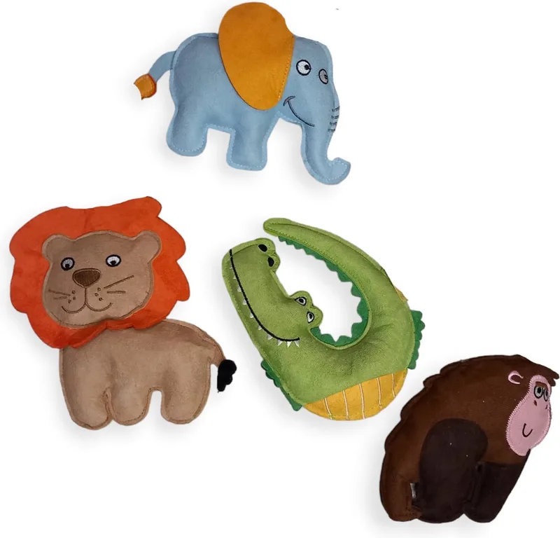 Softy Line - hondenspeelgoed - knuffels voor honden 4 stuks by Croci in Multicolour – product photo