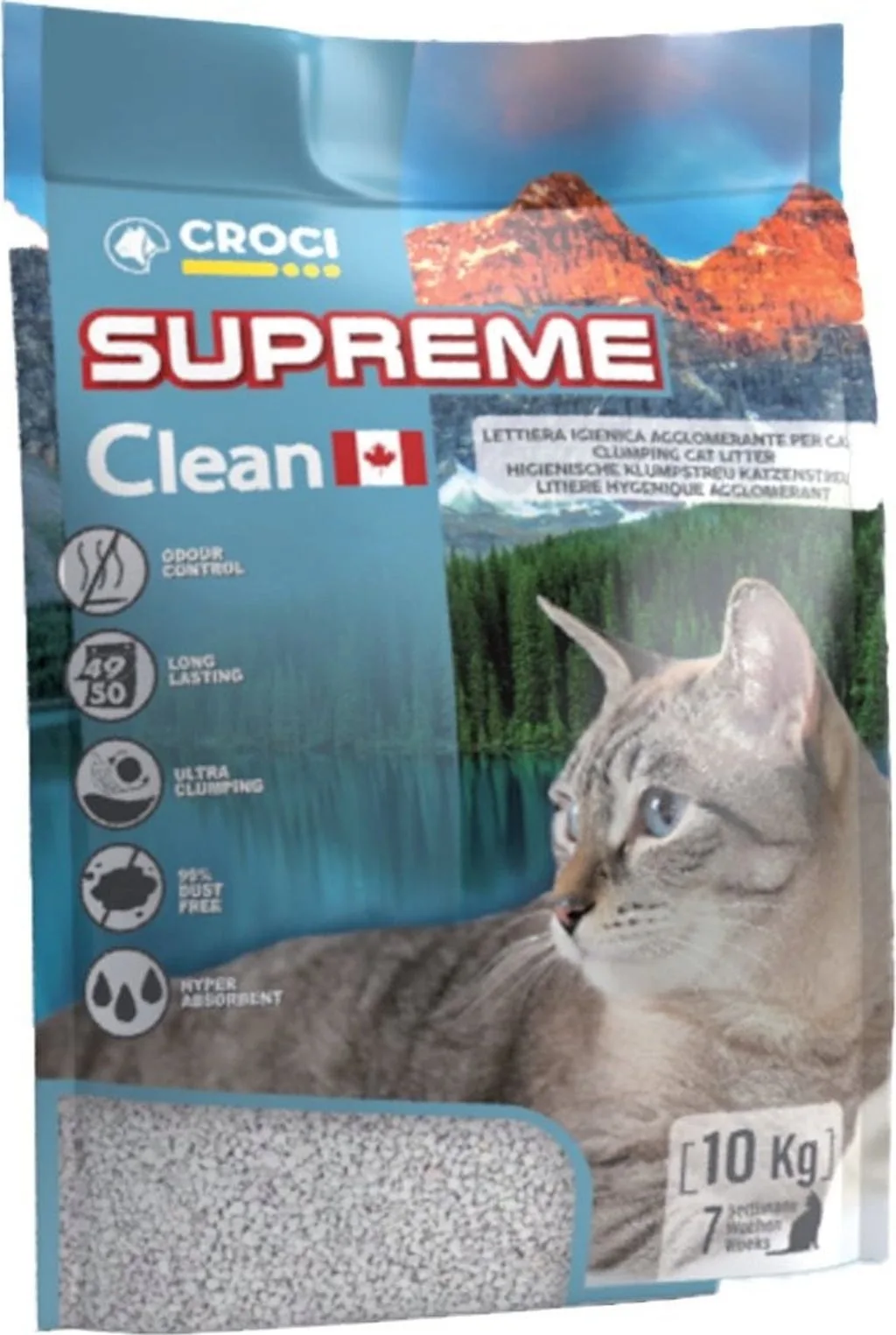 Streu Supreme Clean - 10 kg by Croci – product photo