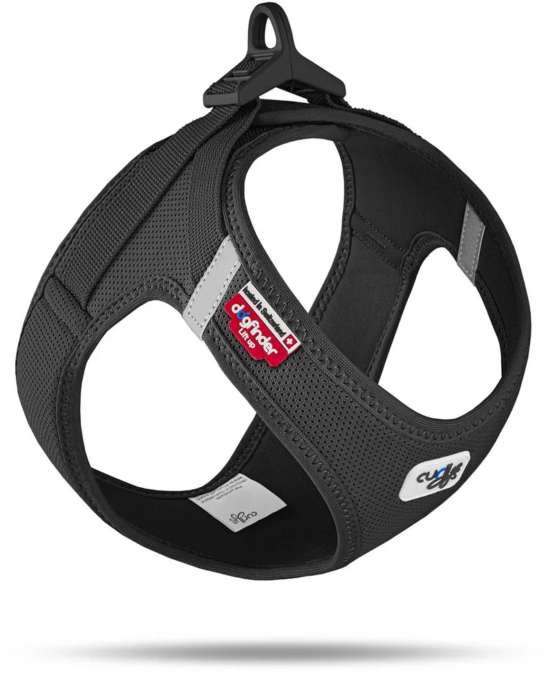Clasp Vest Harness Clasp Air-Mesh - Hondentuig - 38.3-43.3 Cm by Curli in Black – product photo