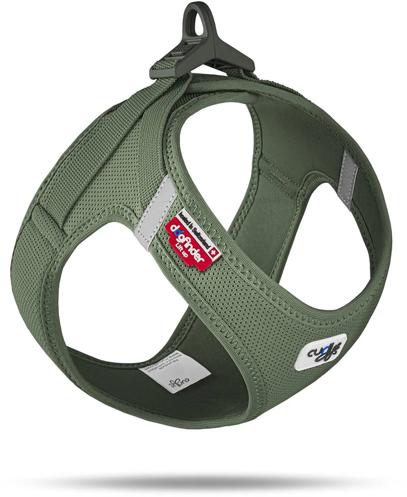 Clasp Vest Harness Clasp Air-Mesh - Hondentuig - 49.1-55.4 Cm de Curli en Mosgroen – photo produit