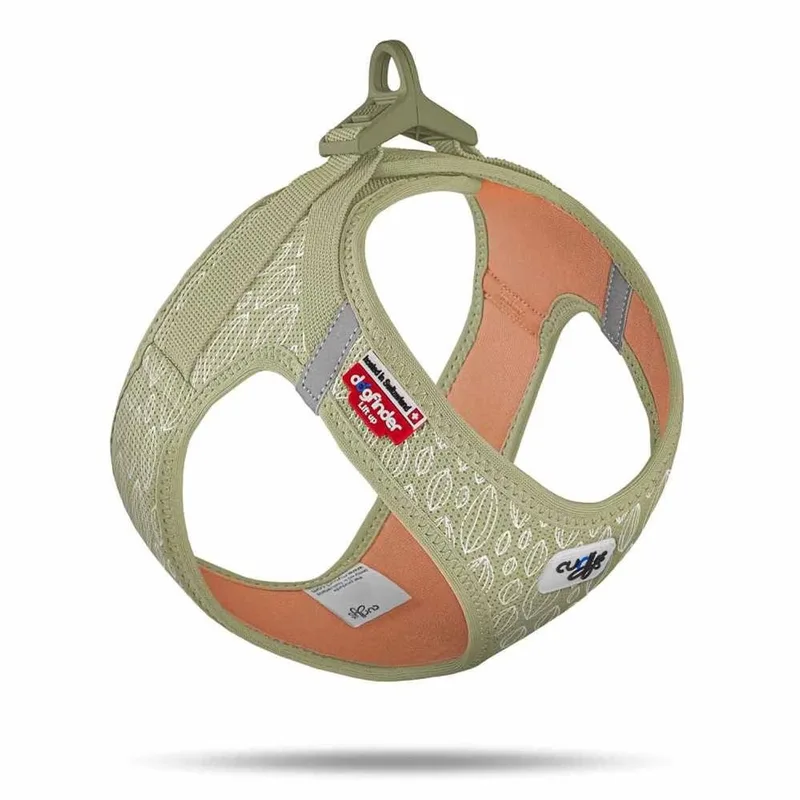 Hondentuig Clasp Vest Harness Guacamole SE24 Maat XXS: 30-34 cm de Curli en Vert – photo produit