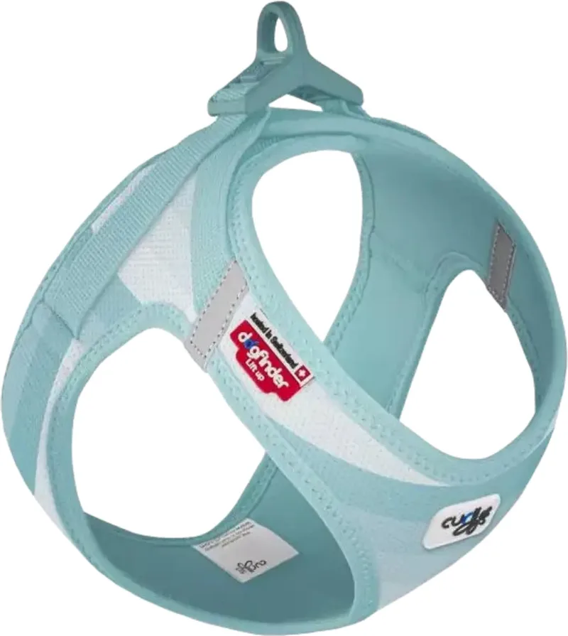 Hondentuig Clasp Vest Harness Maat XXXS 27-30 cm de Curli en Aqua – photo produit