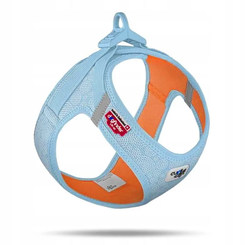 Hondentuig Clasp Vest Harness SE24 Maat M de Curli en Bleu clair – photo produit