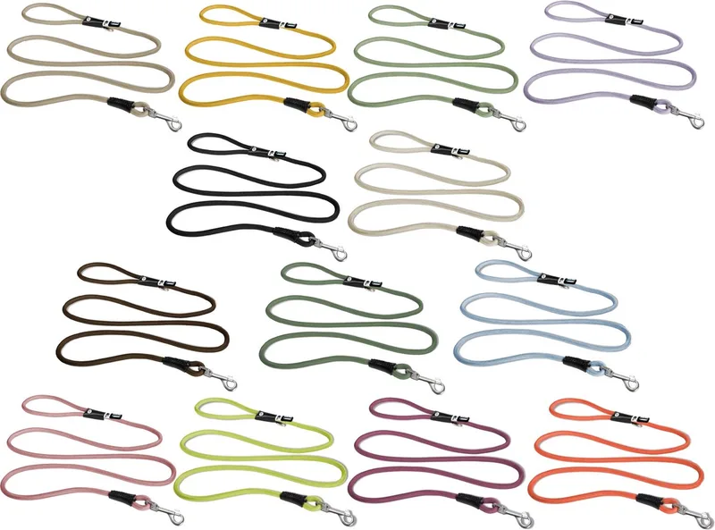 Stretch Comfort Leash - Lime - L by Curli in Beige, Black, Brown, Blue, Green, Red, Orange – product photo