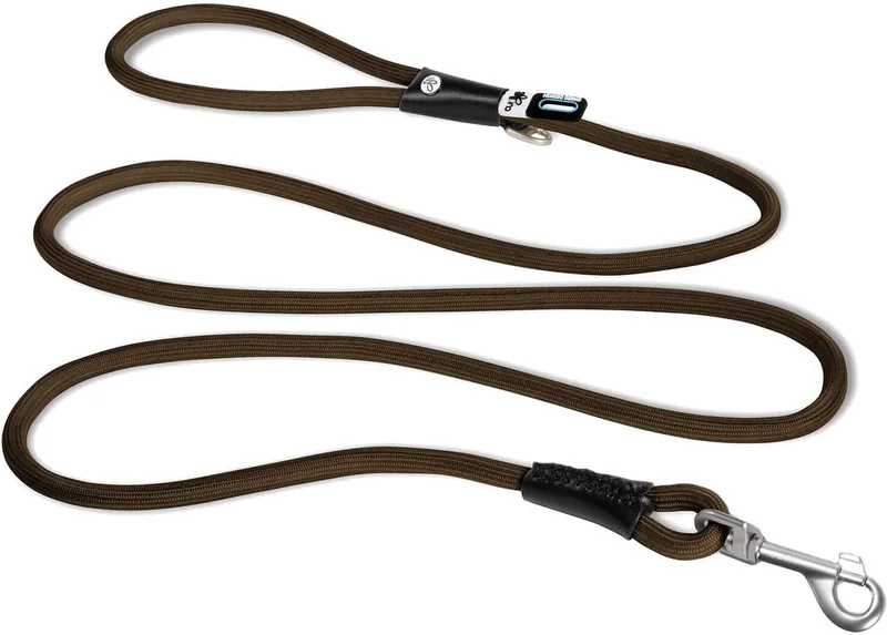 Stretch Comfort Leash - Mango - S by Curli in Beige, Black, Brown, Blue, Green, Red, Orange – product photo