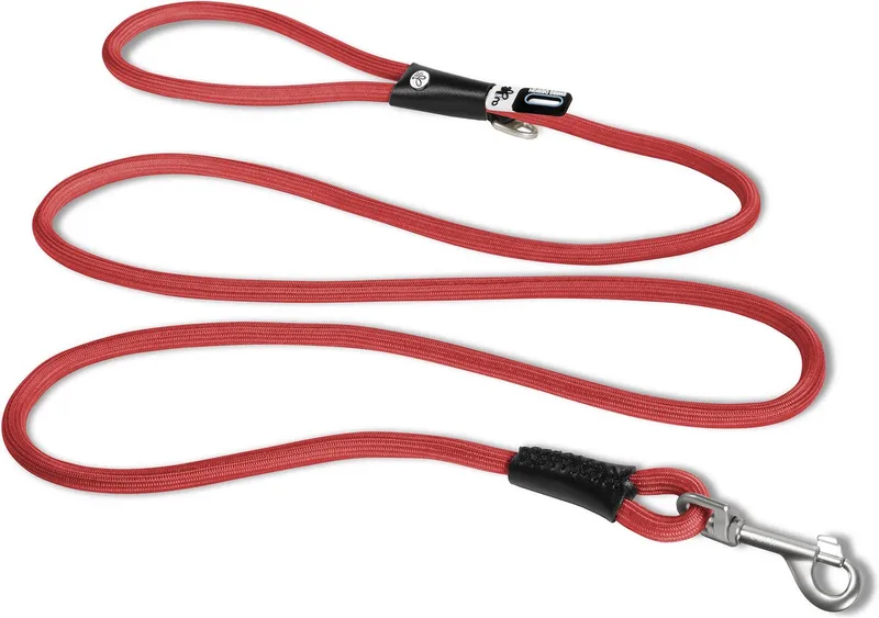 Stretch Comfort Leash Rood - Hondenriem - 180x0.8 cm Rond Nylon Ø 8 Mm de Curli en Rose – photo produit