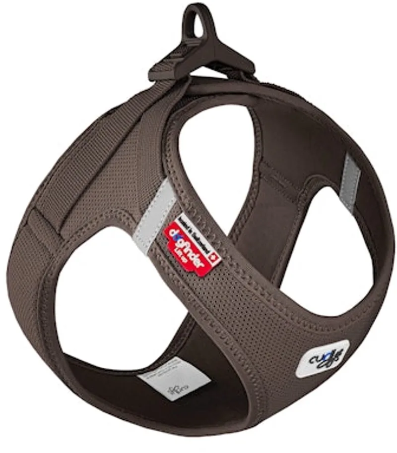 VEST HARNESS CLASP AIR-MESH L by Curli in Brown – product photo