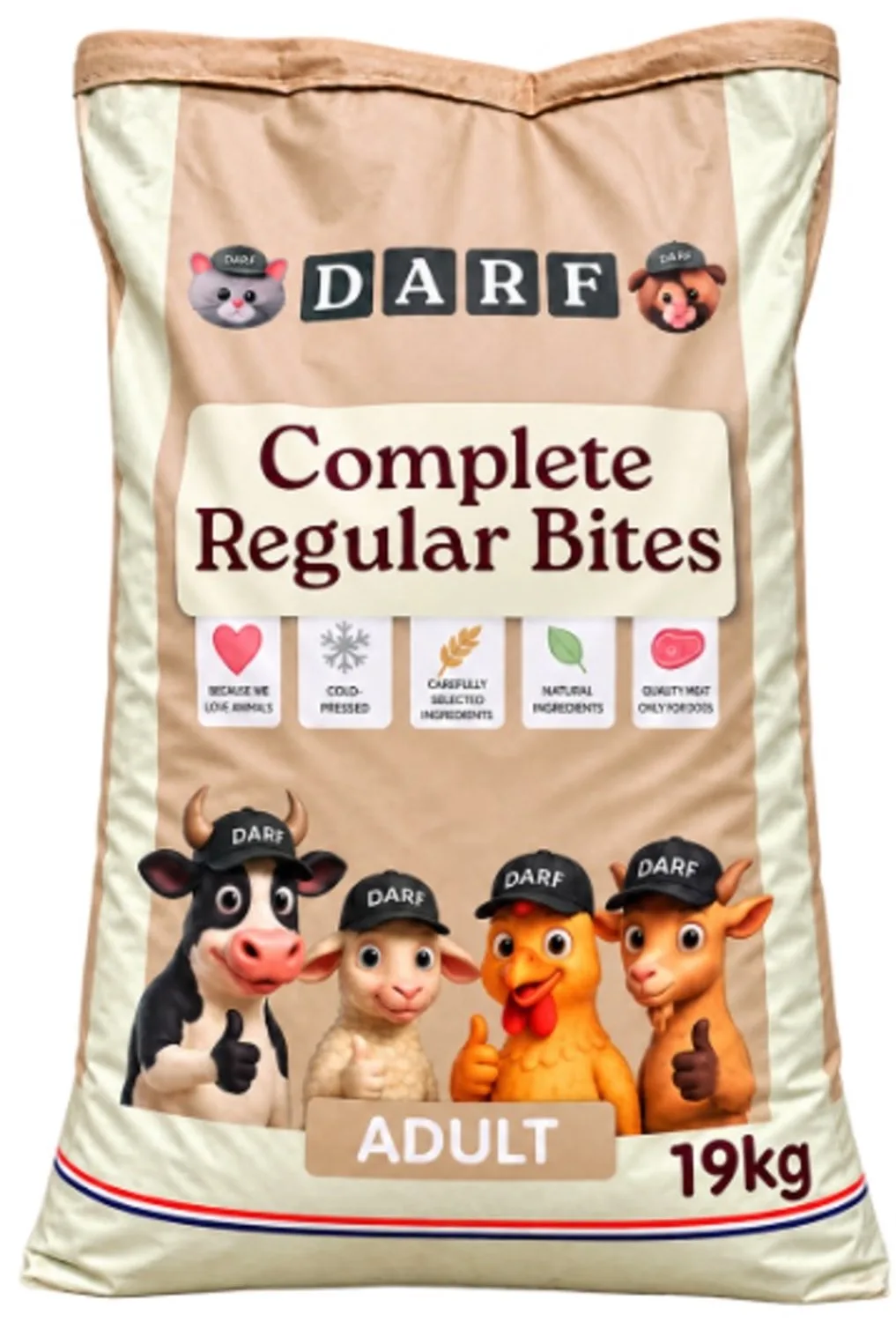 vol geperste brokken 19kg von Darf – Produktfoto
