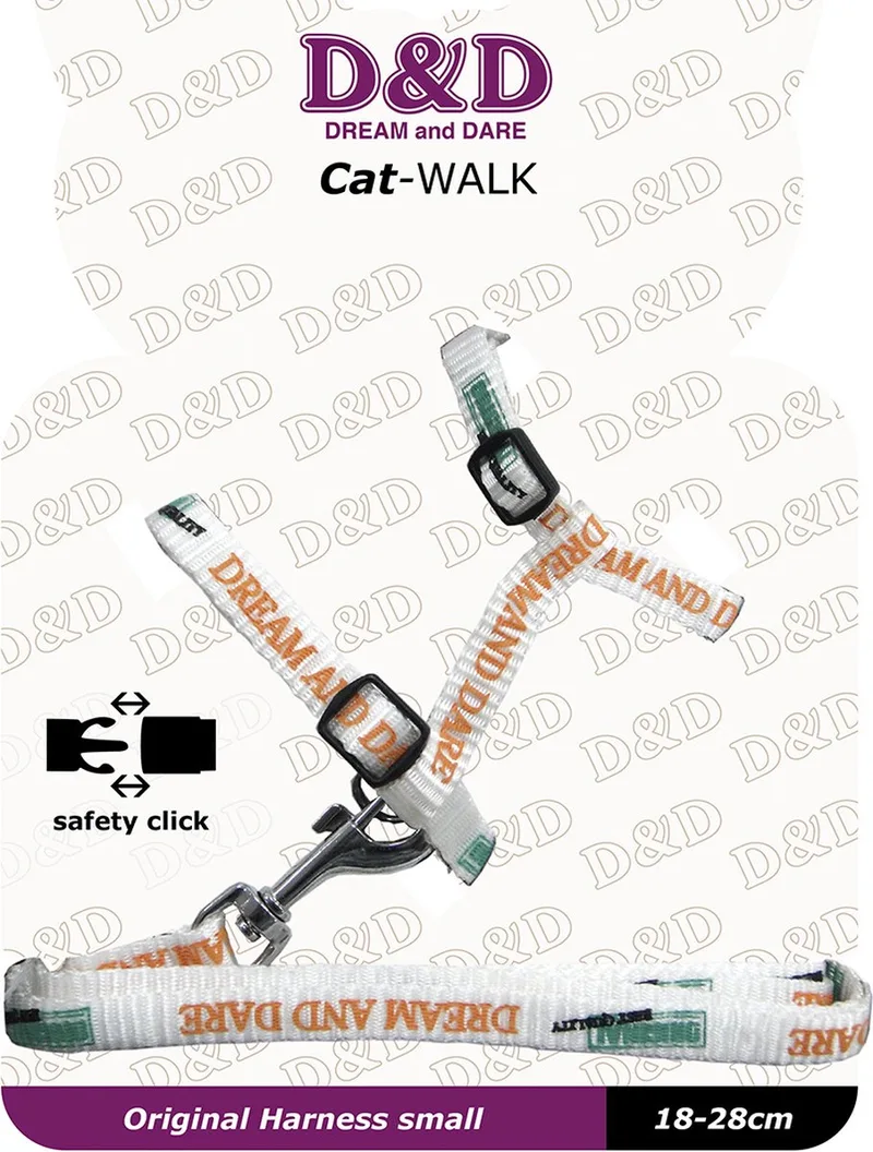 Catwalk/Original Small Harness 18-28CM by D&D Home in White – product photo