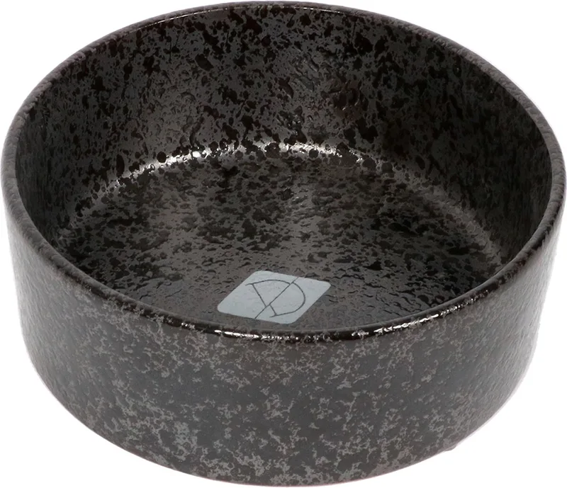 Drinkbak - Hond - Jasper Eet- En Drinkkom M - 700ml - 16x16x6cm - 1st by D&D Home in Black dots – product photo