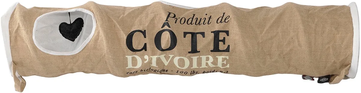 Home Collection Cote d'Ivoire Jute Kattentunnel - 120 x 25 x 25 cm de D&D Home en Beige – photo produit