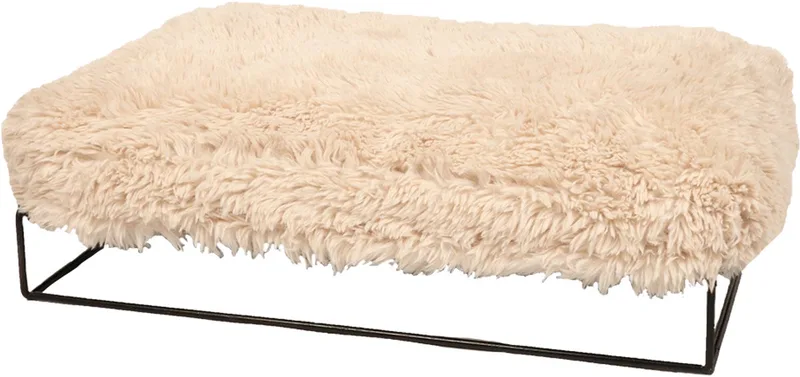 Hond - Amy Kussen Met Frame M - 90x65x20cm - 227258 by D&D Home in White – product photo