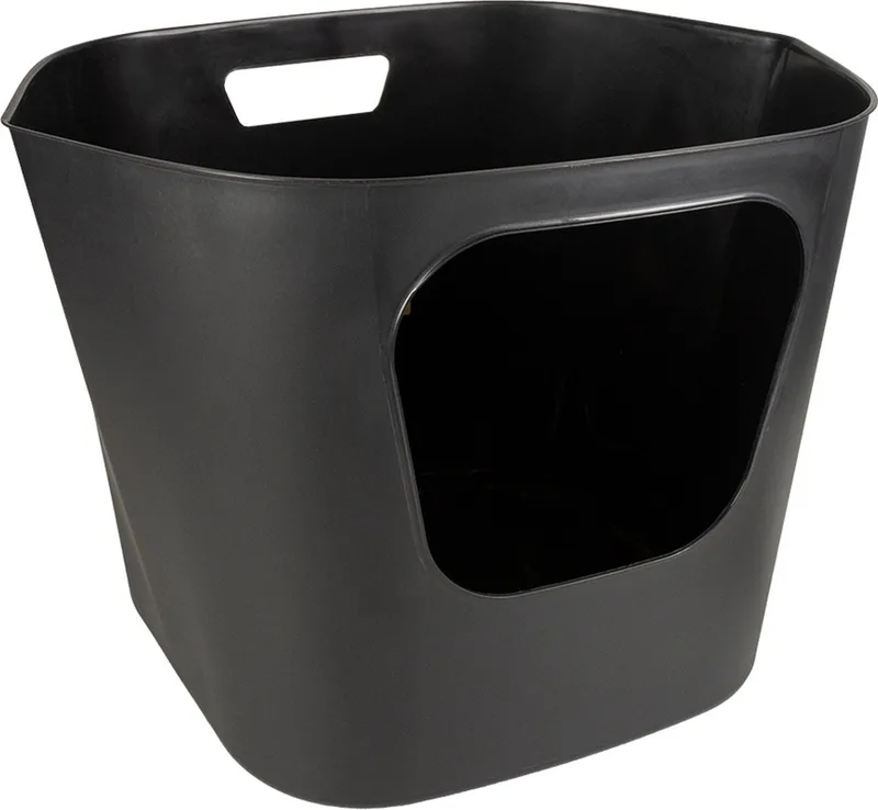 I Love Happy Cats - Dean - Open Kattenbak - Groot Formaat - 54,4x43,9x40,5cm de D&D Home en Noir – photo produit