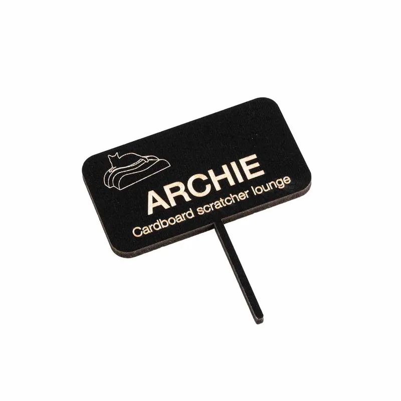 I Love Happy Cats Krablounge Archie - Krabpaal - Zwart - 75x18,5x25cm von D&D Home in Braun – Produktfoto