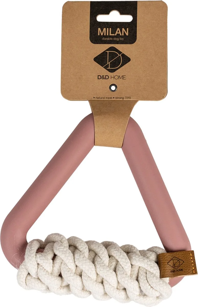 Milan Rosewood - Hondenspeelgoed - 16 cm Pink de D&D Home en Rose – photo produit