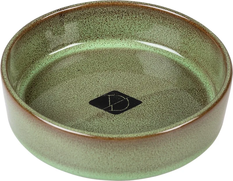Voerbak - Kat - Jasper Kat Eet- & Drinkkom Green 200ml - 13,5cm - 1st de D&D Home en Vert – photo produit