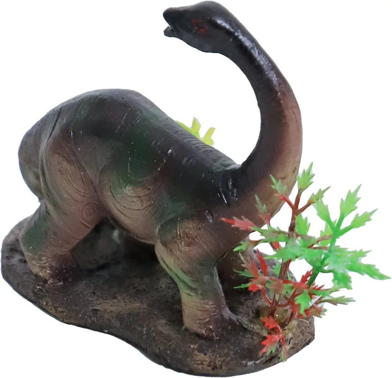 Aquarium ornament dinosaurus dyplodocus | 9 cm | polyresin schuilplek fra Gebr. de Boon i Brun – produktbillede