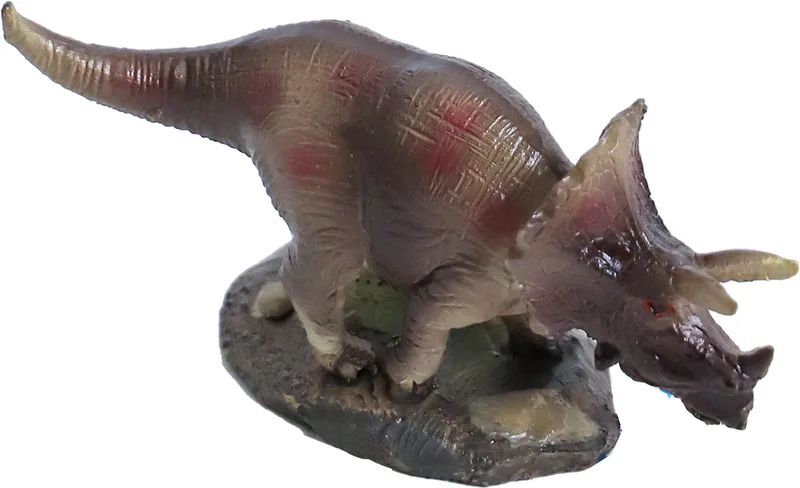 Aquarium ornament dinosaurus triceratops 10 cm | decoratie en schuilplek by Gebr. de Boon in Multicolour – product photo