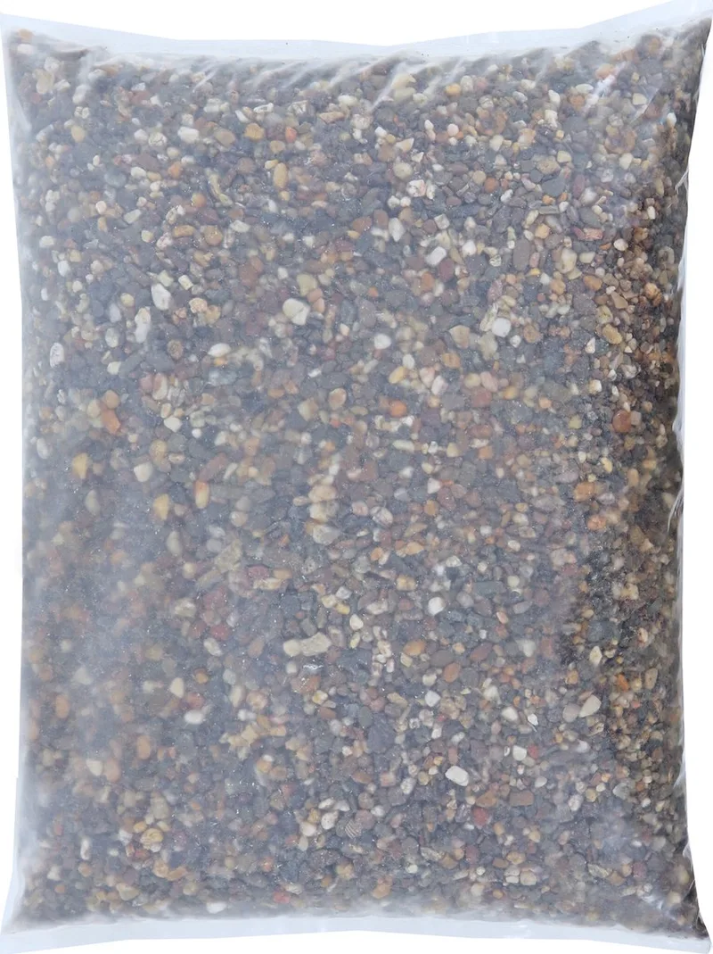 aquariumgrind 3-6 mm | natuurlijke bodembedekking | zak 20 kg by Gebr. de Boon in Donker – product photo
