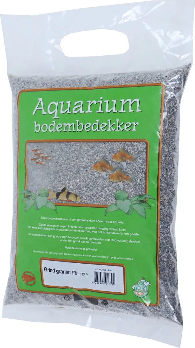 Aquariumgrind graniet Firenza | gewassen bodembedekking 8 kg de Gebr. de Boon – photo produit