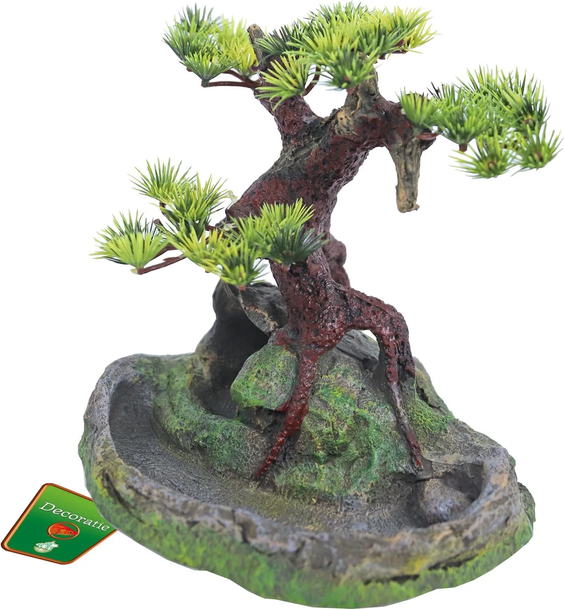 Bonsai Boom Op Rots - 17.5 cm by Gebr. de Boon in Brown – product photo