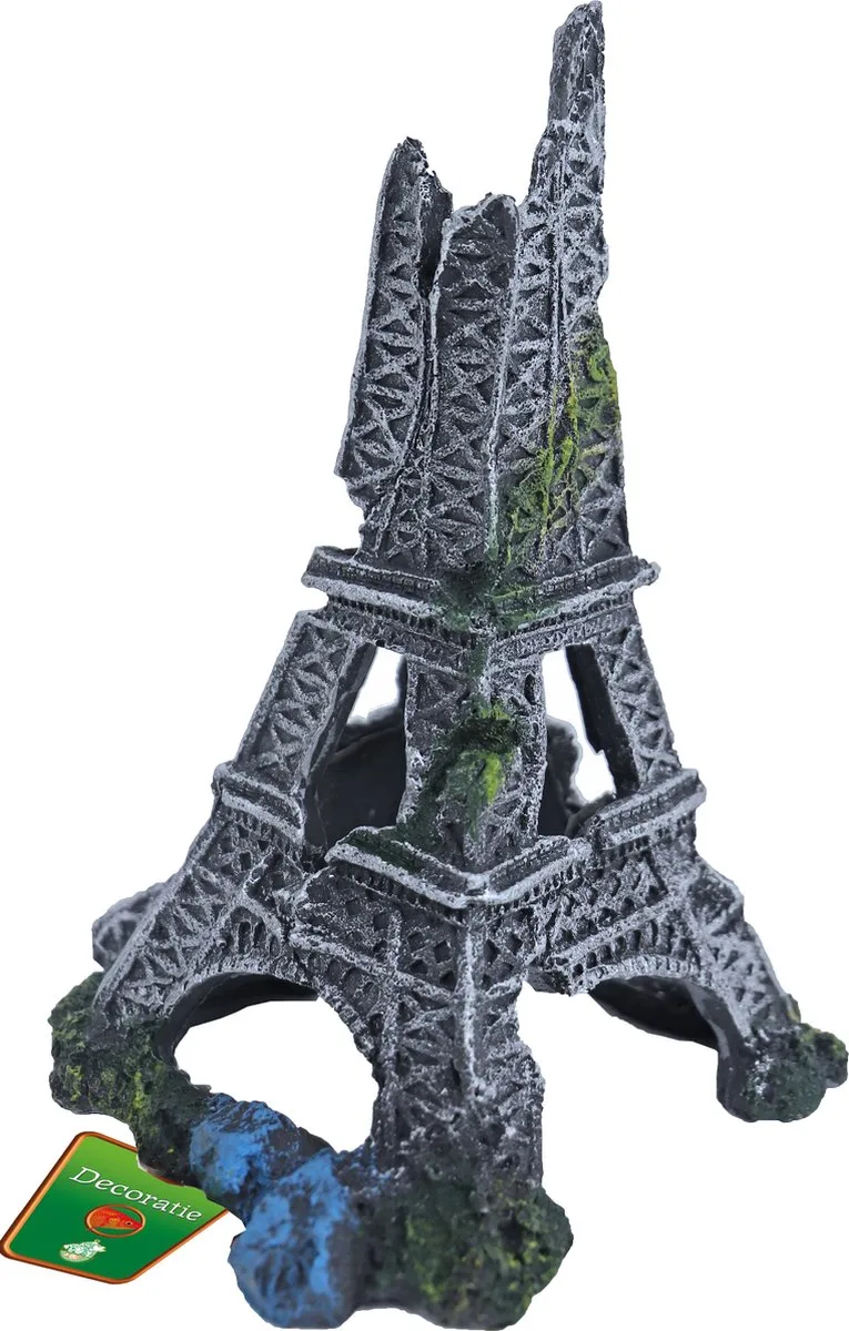 Boon Eiffeltoren - Aquariumornament - 18 x 24 cm van Gebr. de Boon in Grijs – productfoto