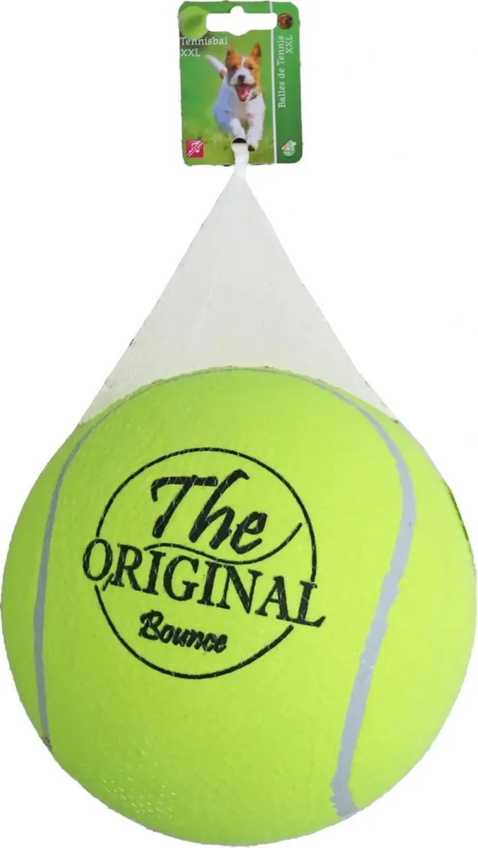 Boon Hondenspeelgoed Tennisbal Bounce Opblaasbaar XXL - 23 cm von Gebr. de Boon in Gelb – Produktfoto