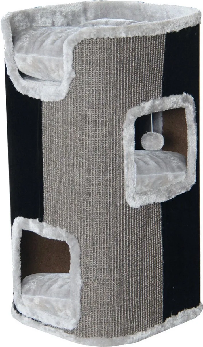 Boon Krabmeubel 2 Gaats - Zwart 75 cm de Gebr. de Boon en Gris – photo produit