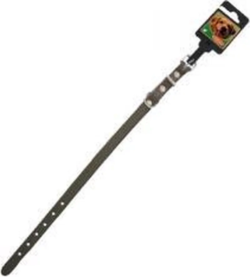 Boon Leren Halsband Donkerbruin - 22mm/ 60cm de Gebr. de Boon en Marron – photo produit