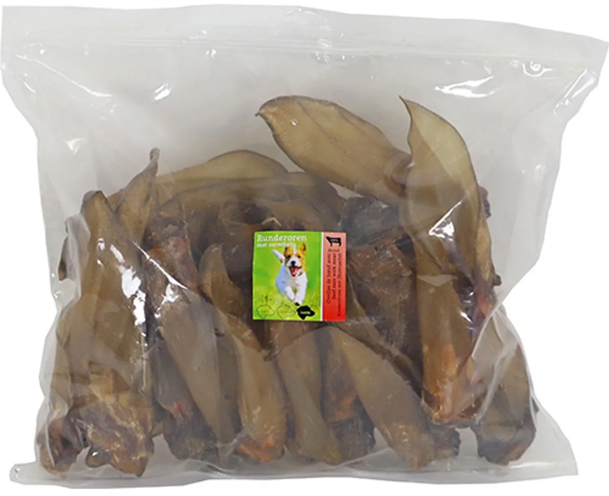 Boon Natuurlijke Snack - Runderoren met oorschelp - zak a 25 stuks van Gebr. de Boon – productfoto
