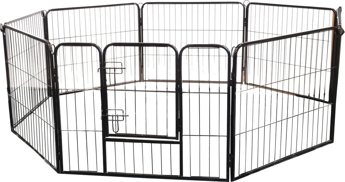 Boon puppyren 8 delig small 79x61cm van Gebr. de Boon in Zwart – productfoto