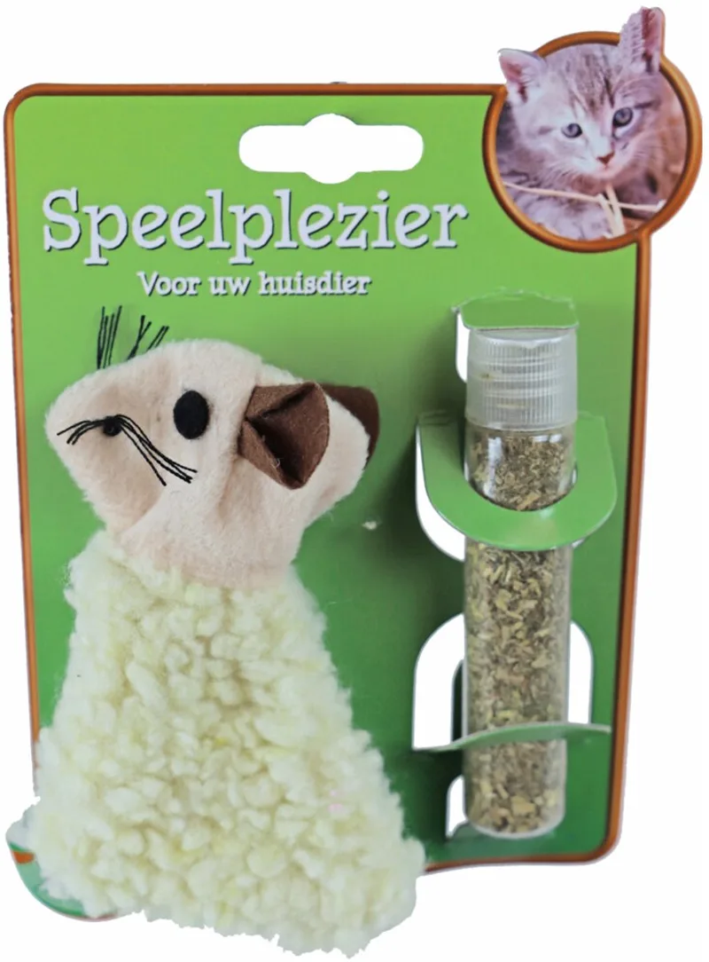 Boon Schaap met Catnip Vulbaar 12 cm van Gebr. de Boon – productfoto