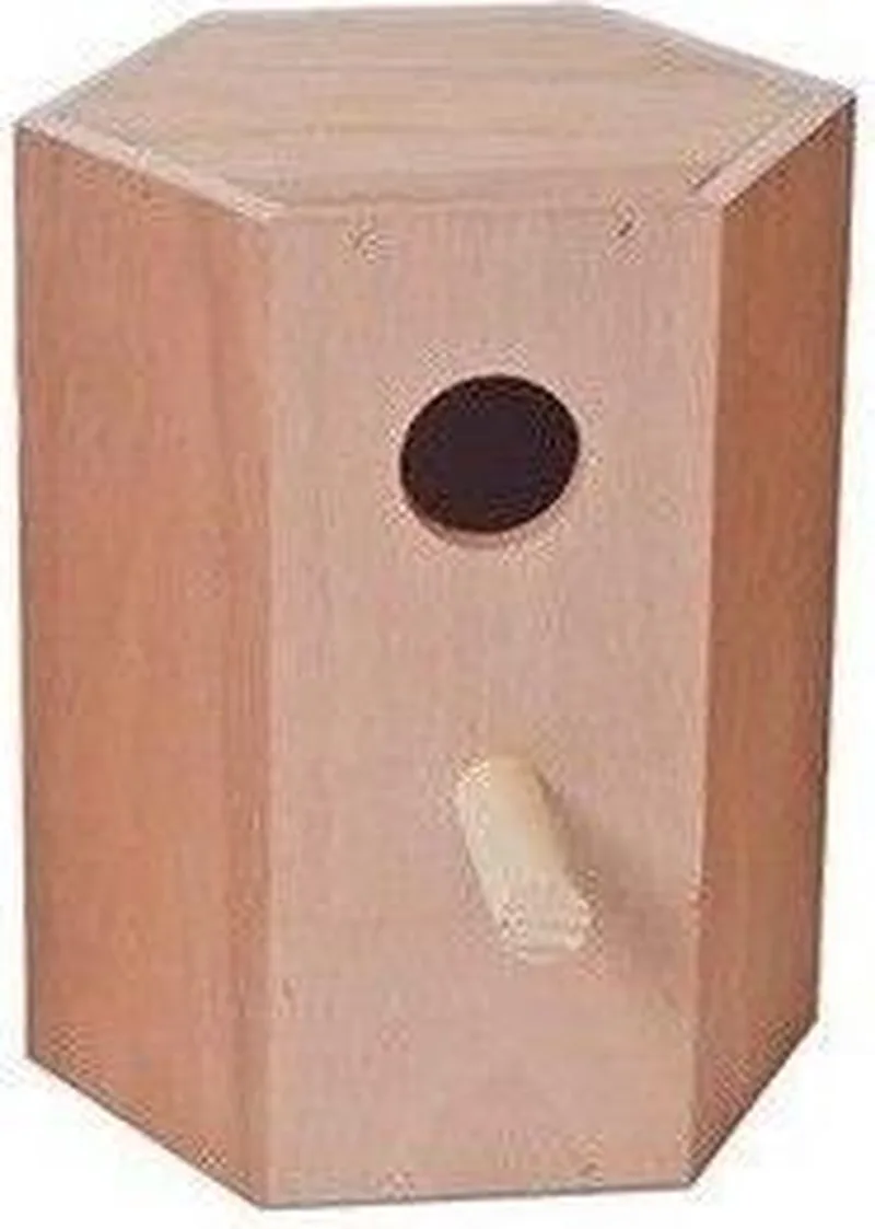 Bourksblok Zeskant - Vogelhuisje by Gebr. de Boon in Hout – product photo