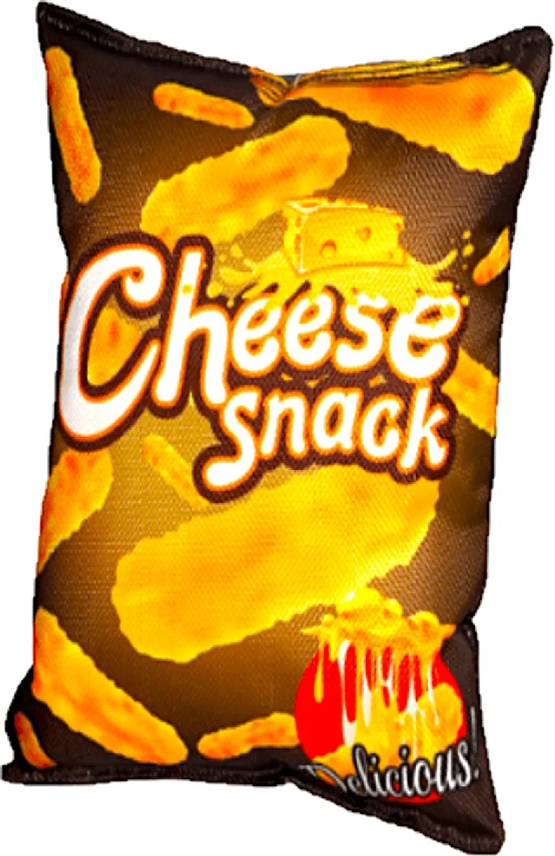 Cheese Snack - Hondenspeelgoed met Pieper - Stevig - 22cm de Gebr. de Boon en Marron – photo produit
