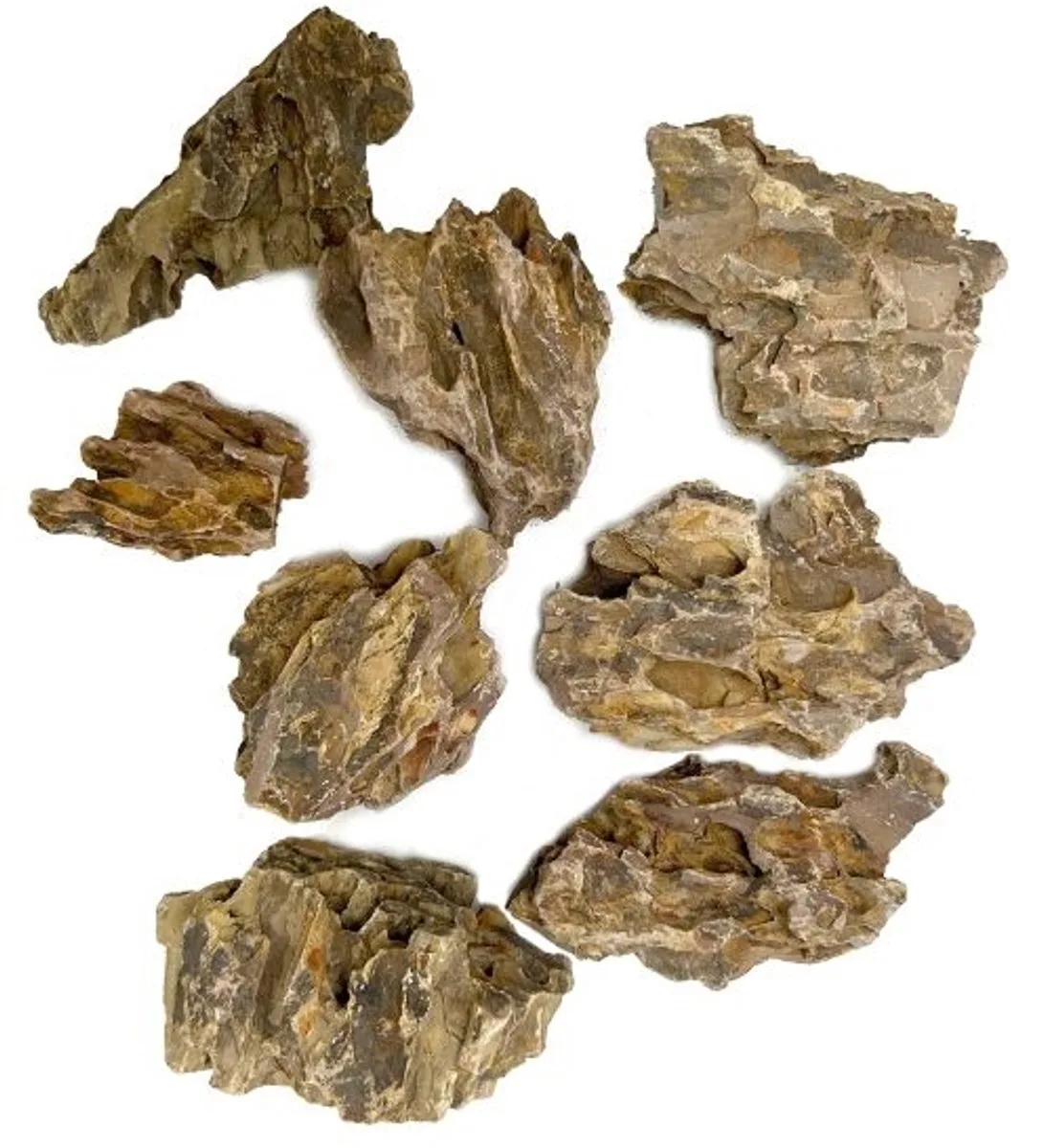 Dragon Stone decoratiestenen 10-15 cm | net 2 kg | voor aquascaping en aquariumdecoratie van Gebr. de Boon in Beige – productfoto