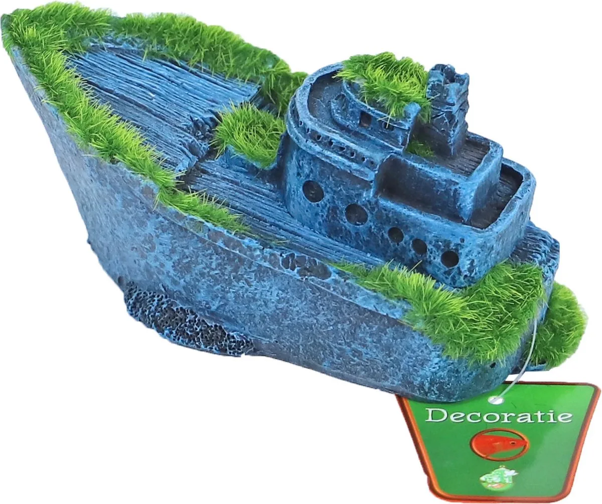 Gezonken Half Schip + Mos van Gebr. de Boon in Groen – productfoto