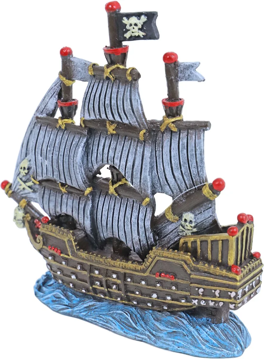 Gezonken Piratenschip 25CM van Gebr. de Boon in Gekleurd – productfoto