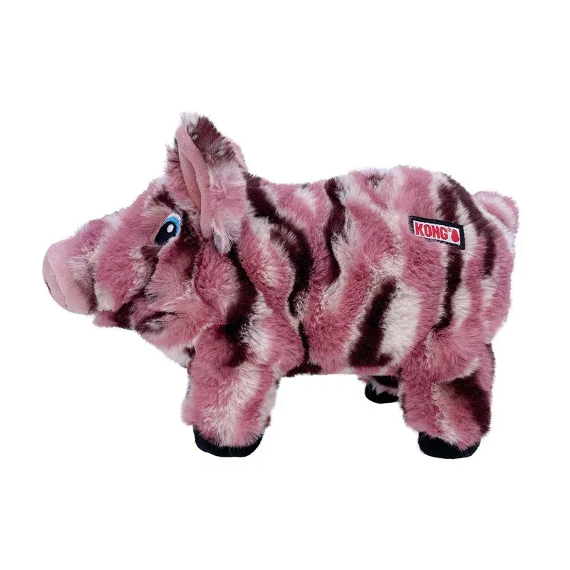 Honden-speelgoed low stuff stripes pig medium Gebr. de Boon van Gebr. de Boon – productfoto