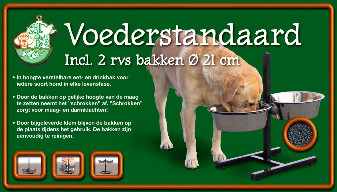 Hondenbak H standaard 21 cm Gebr de Boon från Gebr. de Boon – produktbild