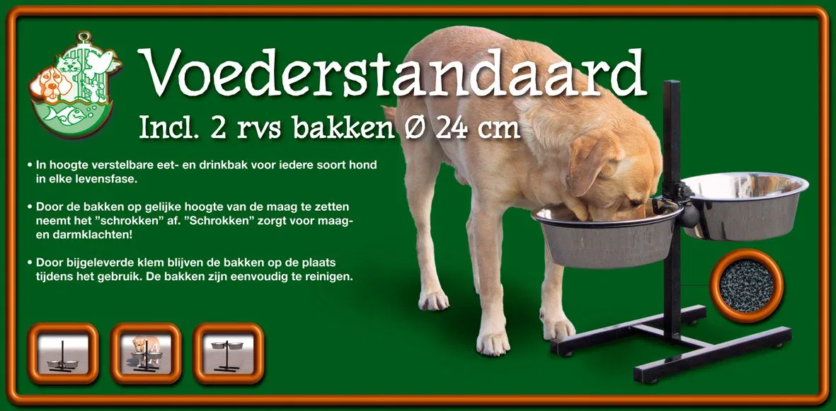 Hondenbak H standaard 24 cm Gebr de Boon van Gebr. de Boon – productfoto