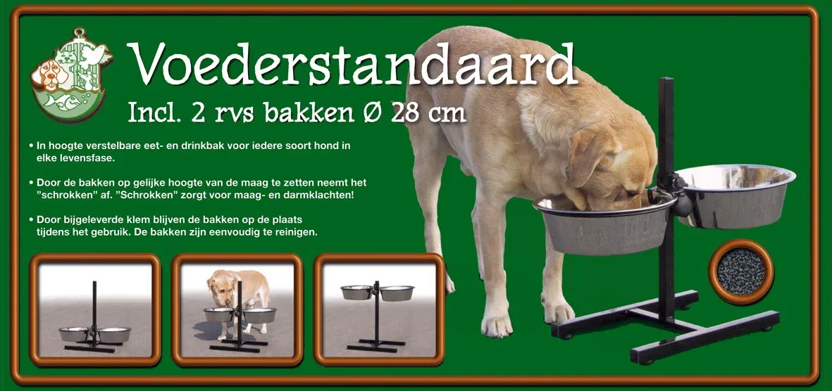 Hondenbak H standaard 28 cm Gebr de Boon van Gebr. de Boon – productfoto