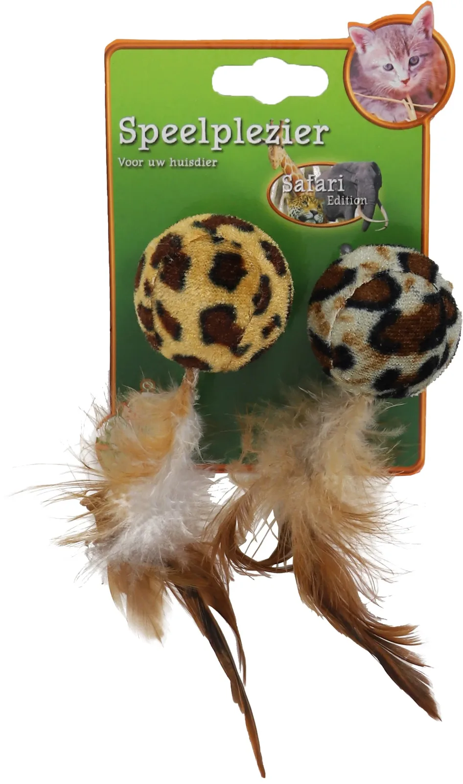 Katten-speelgoed safari rammel bal 2st Gebr. de Boon van Gebr. de Boon – productfoto
