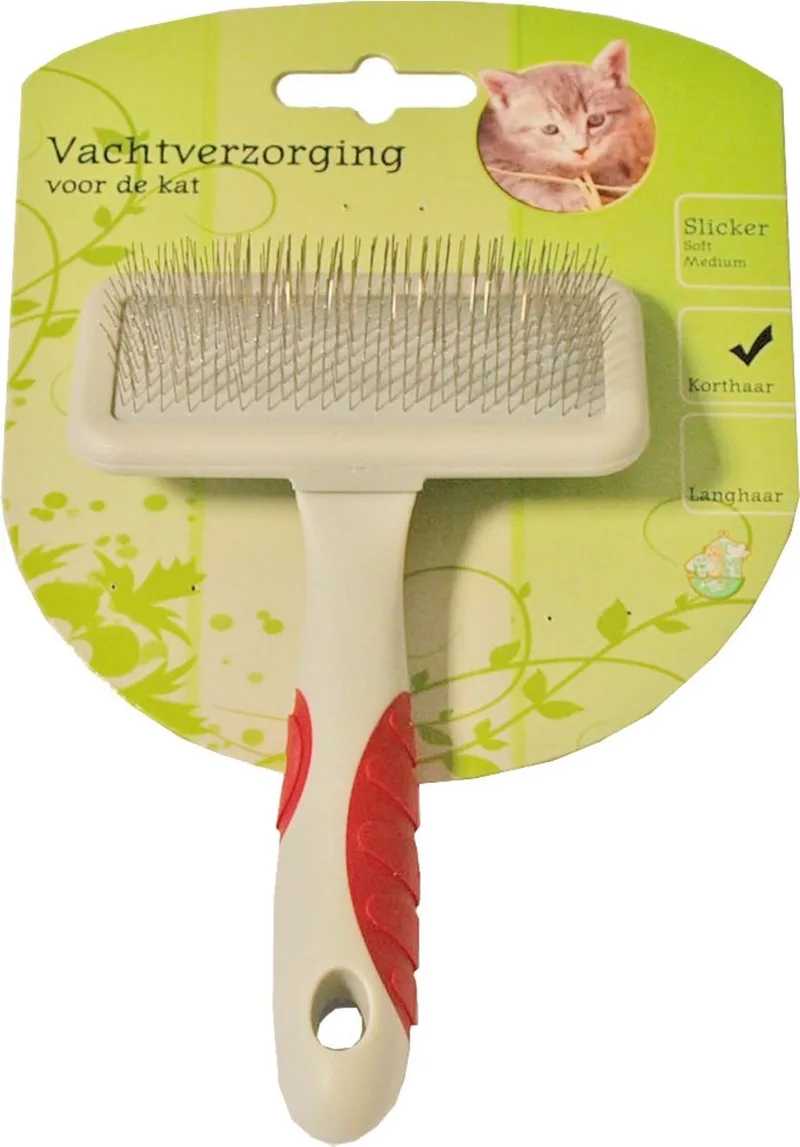 Kattenborstel slicker soft medium by Gebr. de Boon – product photo