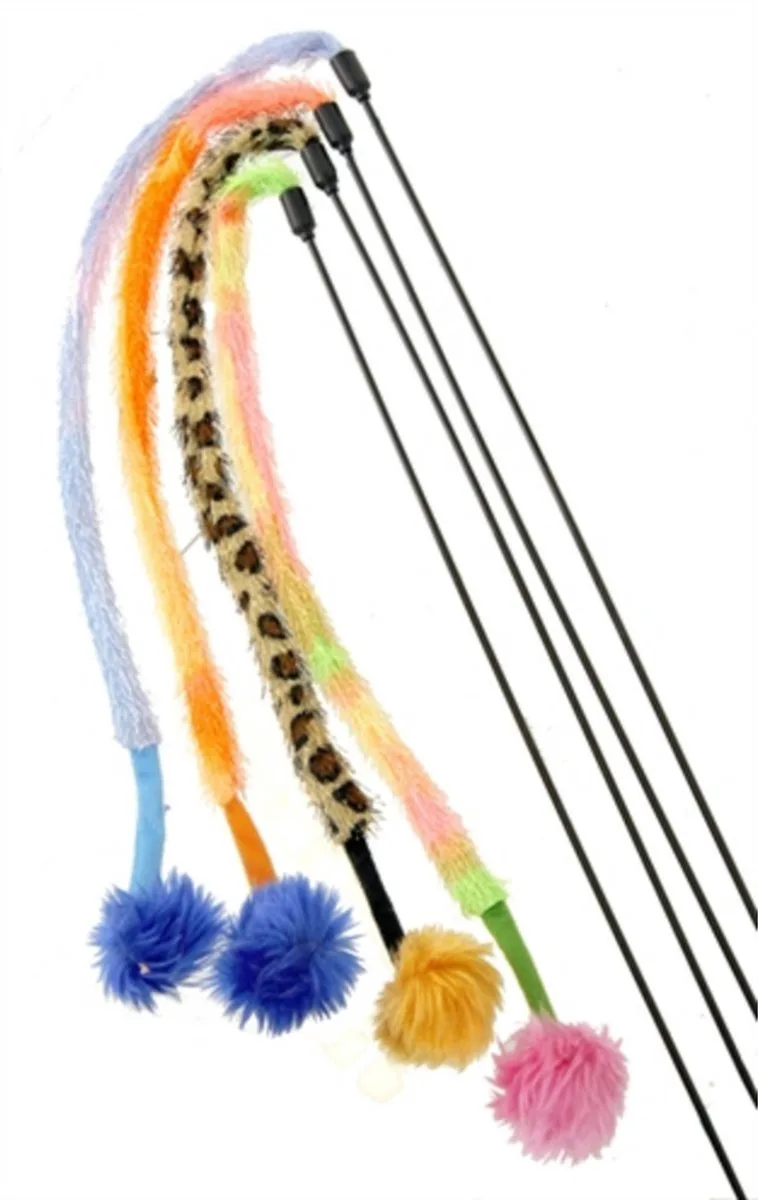 Kattenspeelgoed Hengel/Furry Tail/Pluche Bal von Gebr. de Boon in Mehrfarbig – Produktfoto