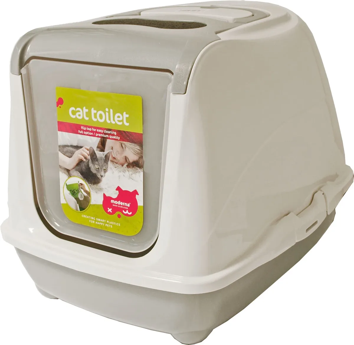 Kattentoilet flip cat m licht grijs Gebr. de Boon van Gebr. de Boon – productfoto
