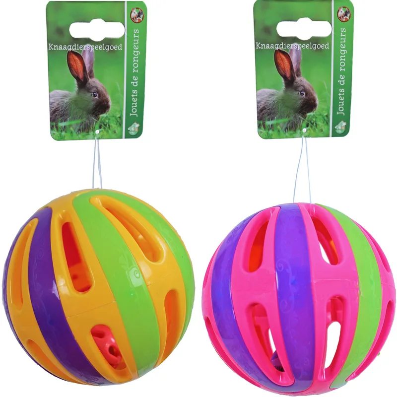 knaagdierspeelgoed bal plastic met bel by Gebr. de Boon – product photo