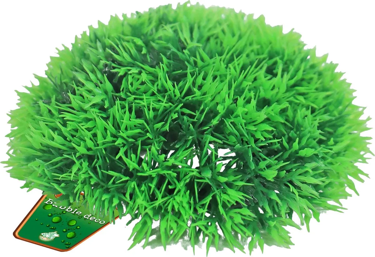 Kunstplant Plastic Green Moss - met uitstromer - Afmetingen: 14x6 cm by Gebr. de Boon in Green – product photo
