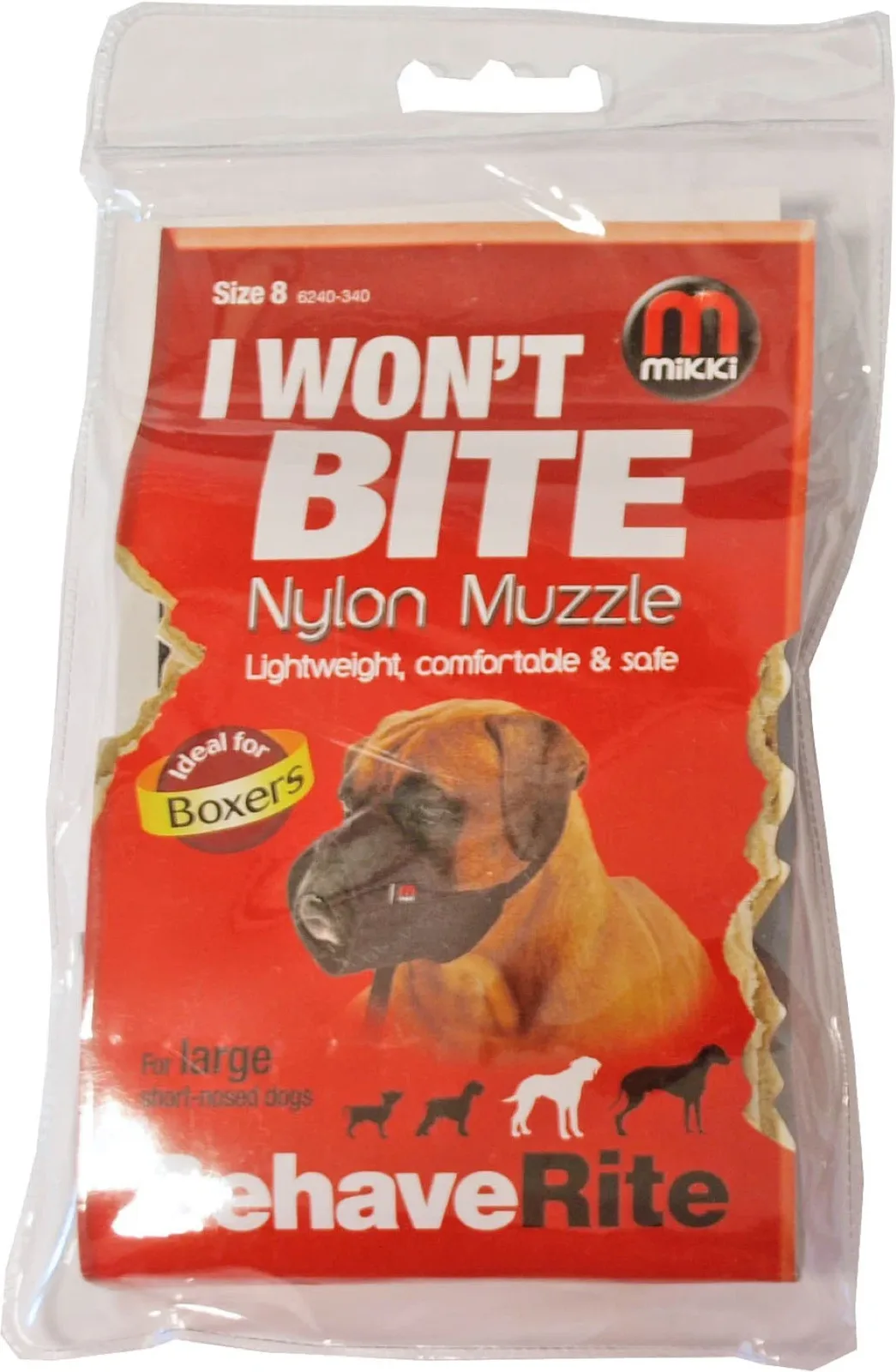 Mikki Muzzle muilband nr. 8 Company-of-animals Gebr. de Boon de Gebr. de Boon – photo produit