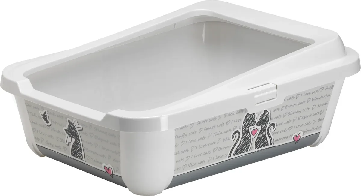 Moderna plastic kattenbak met rand 50 cm Cats in Love Moderna Gebr. de Boon by Gebr. de Boon – product photo